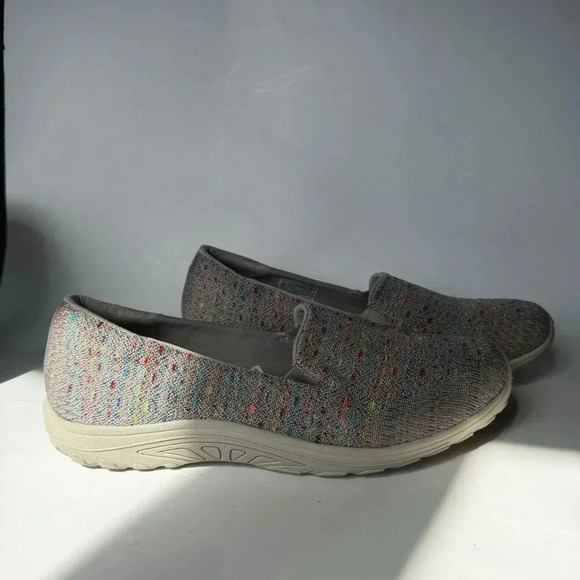 Skechers Reggae Fest Wicker Knit Slip on Relaxed Fit Memory Foam Womens …🤎 - Picture 6 of 6